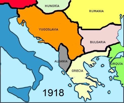 Los Balcanes, 1818