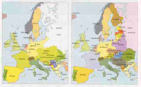 Europa antes y después de la Gran Guerra